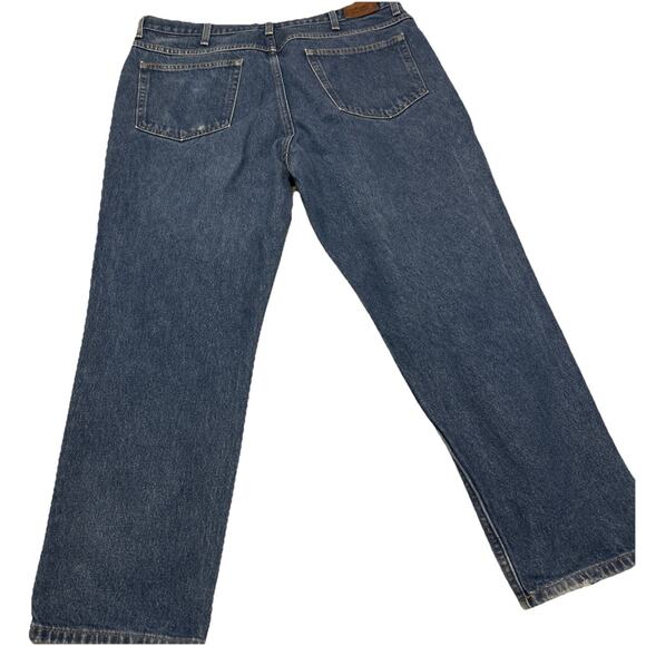 LL Bean Jeans Mens Size 38x29 Blue Classic Fit Denim Straight Leg Cotton Pants - Picture 6 of 8